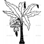Векторный макет «Растение (18)»