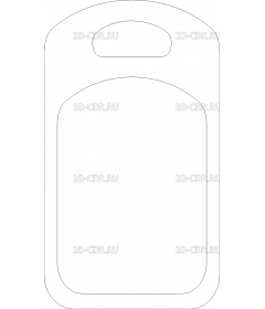 Доска разделочная, узор (41)