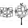 Векторный макет «Семейное дерево (21)»