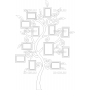Векторный макет «Семейное дерево (41)»