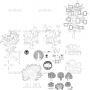 Векторный макет «Семейное дерево (5)»