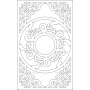 Векторный макет «Свадебная ширма (142)»