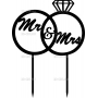Векторный макет «Мистер и Миссис (3)»