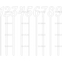 Векторный макет «Набор цифр (1)»