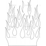 Векторный макет «Огонь (80)»
