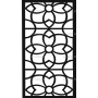 Векторный макет «Прямоугольный орнамент (124)»