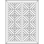 Векторный макет «Прямоугольный орнамент (131)»