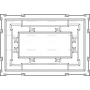 Векторный макет «Прямоугольный орнамент (147)»