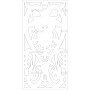 Векторный макет «Прямоугольный орнамент (19)»