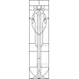 Векторный макет «Прямоугольный орнамент (197)»