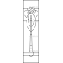 Векторный макет «Прямоугольный орнамент (205)»