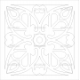 Векторный макет «Прямоугольный орнамент (21)»