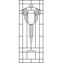 Векторный макет «Прямоугольный орнамент (214)»