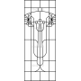 Векторный макет «Прямоугольный орнамент (215)»