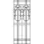 Векторный макет «Прямоугольный орнамент (226)»