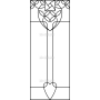 Векторный макет «Прямоугольный орнамент (230)»