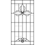 Векторный макет «Прямоугольный орнамент (232)»