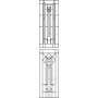 Векторный макет «Прямоугольный орнамент (254)»