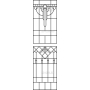 Векторный макет «Прямоугольный орнамент (260)»