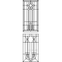 Векторный макет «Прямоугольный орнамент (265)»