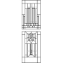 Векторный макет «Прямоугольный орнамент (267)»