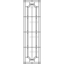 Векторный макет «Прямоугольный орнамент (268)»