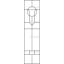 Векторный макет «Прямоугольный орнамент (278)»