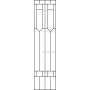 Векторный макет «Прямоугольный орнамент (279)»