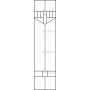 Векторный макет «Прямоугольный орнамент (280)»