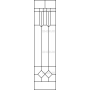Векторный макет «Прямоугольный орнамент (281)»