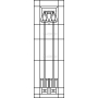 Векторный макет «Прямоугольный орнамент (296)»