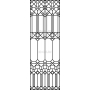 Векторный макет «Прямоугольный орнамент (297)»