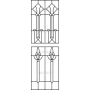 Векторный макет «Прямоугольный орнамент (298)»