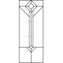 Векторный макет «Прямоугольный орнамент (306)»