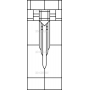 Векторный макет «Прямоугольный орнамент (307)»
