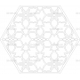 Векторный макет «Прямоугольный орнамент (41)»