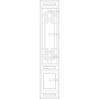Векторный макет «Прямоугольный орнамент (82)»