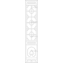 Векторный макет «Прямоугольный орнамент (96)»