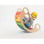 Векторный файл Детское кресло-качалка rainbow для лазерной резки