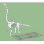 Векторный файл Брахиозавр для лазерной резки