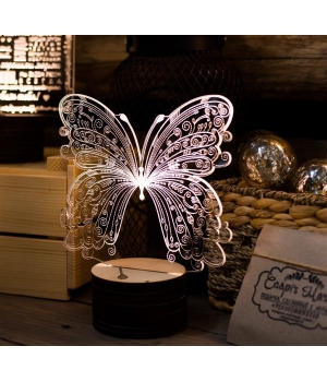 Бабочка 3d Акриловая Световая Лампа