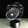 Векторный файл Оптическая лампа Canon 3d Illusion для лазерной резки
