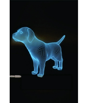 Собака 3d Светодиодный Ночник