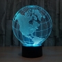 Векторный файл Глобус 3d Иллюзионная лампа для лазерной резки