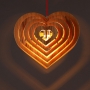 Векторный файл Лампа в форме сердца для лазерной резки