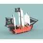 Векторный файл Пиратский корабль для лазерной резки