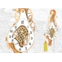 Clock vector file for laser cutting