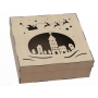 Векторный файл Коробка с городом для лазерной резки