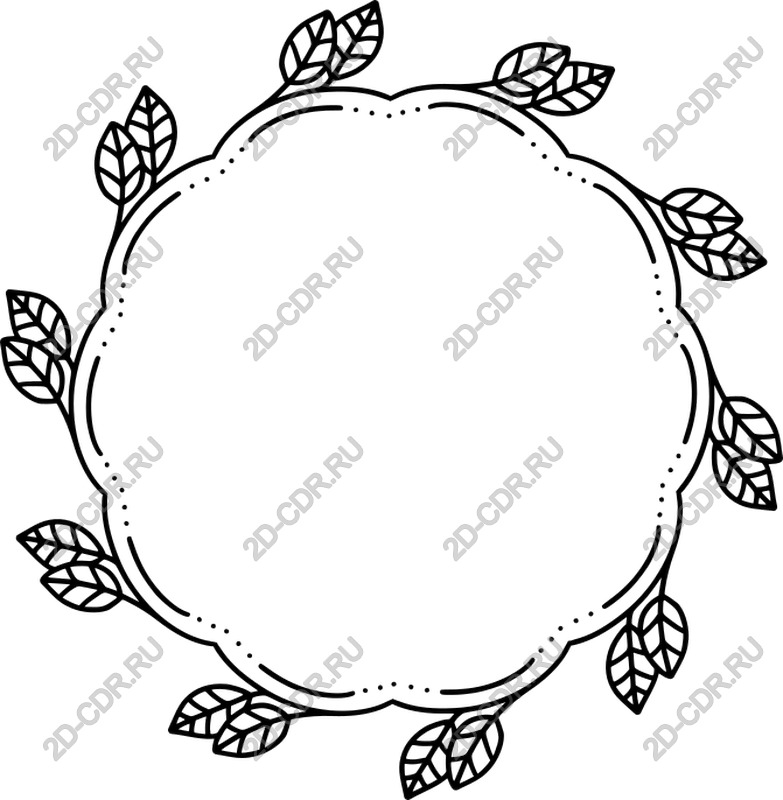 Vector frame - elegant design inspired by nature