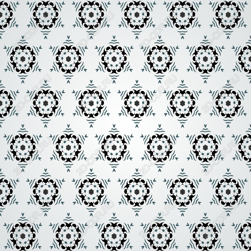 Elegant floral vector pattern seamless design in SVG and PNG